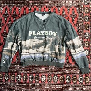 PLAYBOY crew neck sweatshirt